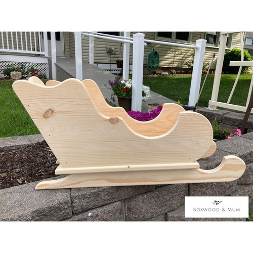 Large wooden sleigh - large,