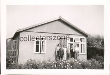 1955 Norfolk Cromer Family Prefab bungalow Original Photo 2.5x2 inches