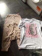 Pair Pyjamas and  a T/shirt age 11/12  