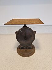 Vintage Mid Centruy Salter No 25 Postal parcel Balance Scales  Iron Brass  26cm