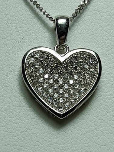 Silver heart cubic - heart,