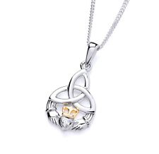 Sterling Silver & Yellow Gold