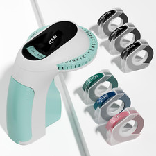 Vintage Dymo Omega Embossing 3D Label Maker with 6x Embossing Label Tape 9mm