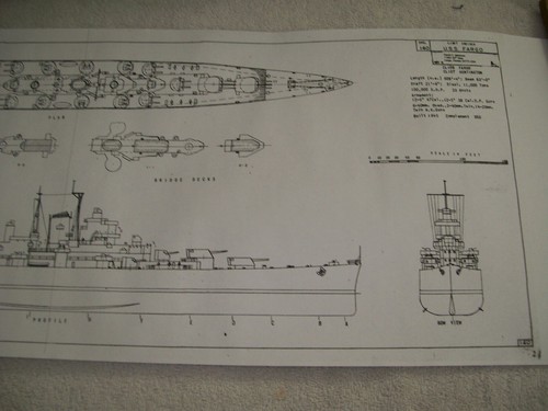 Uss fargo boat model - fargo,