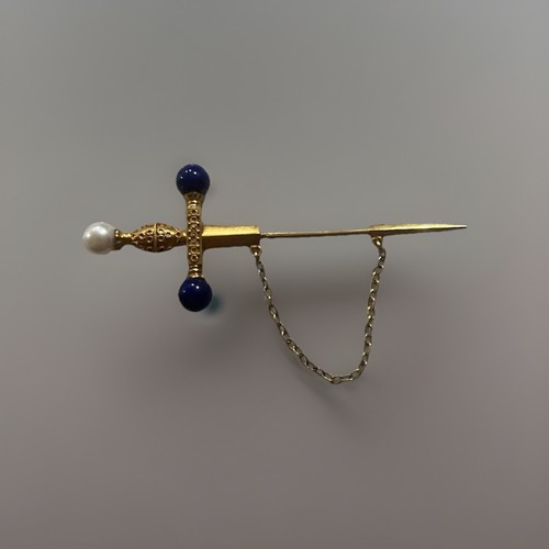 Masonic pin sword - masonic, italian