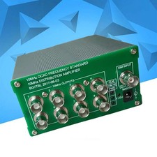 8 Port 10MHz Frequency Standard Distribution Amp with Vibration Resistant OCXO