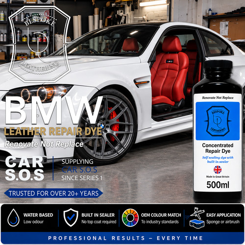 Bmw leather seat repair - repair, dye