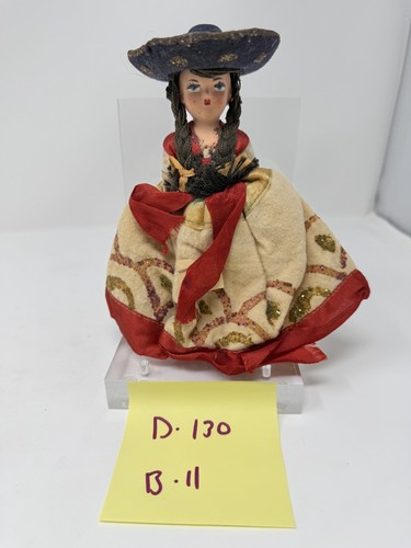 Vintage mexican souvenir doll - vintage,