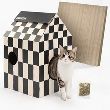 Cardboard Cat House with