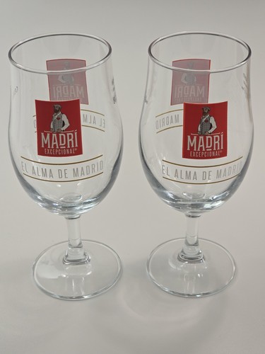 Madri pint glasses pair - x,