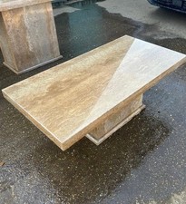 Upcycling project Granite Coffee Table In Cream Beige Home Furniture genuine
