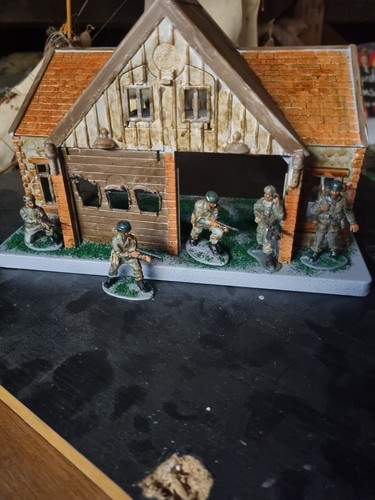 Painted german paratrooper - german,