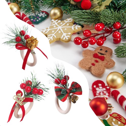 Christmas napkin ring - christmas,