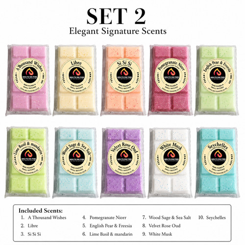 Elegant signature wax melt - 10,