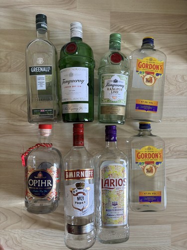 Any empty spirit bottles - 2,