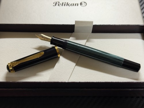 Pelikan 400 green stripe - 400,
