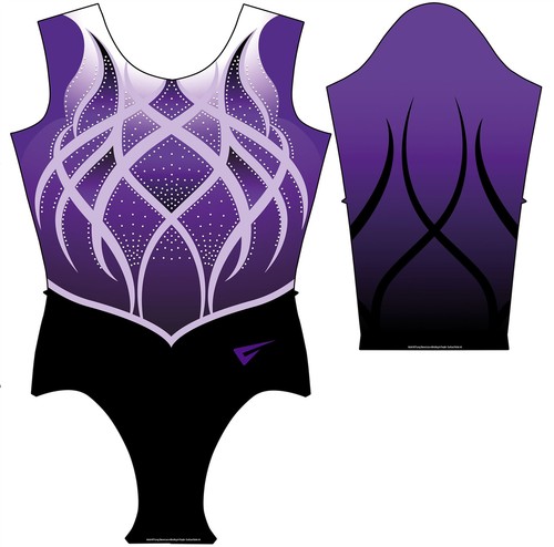 Medea purple long sleeve - long, girls