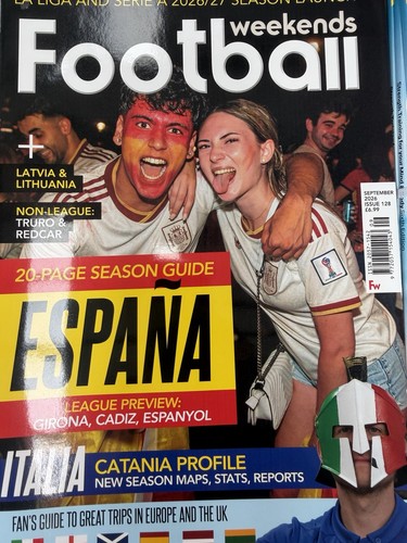 Football weekends magazine sep - weekends,