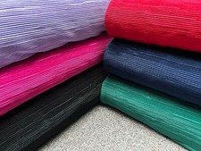 Pleated Plisse satin look