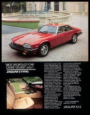 1985 Jaguar XJ-S Type Vintage PRINT AD Best Sports Car