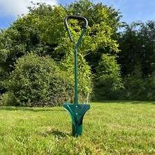 Bulb Planter Long Handled Metal Garden Planting Tool Gardening Planting