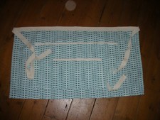 Lovely handmade gardening  Apron in Cath Kidston Basketweave Blue NEW Xmas gift