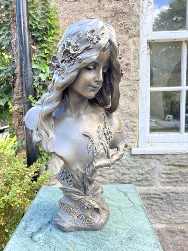 Art nouveau style bust - bust, of