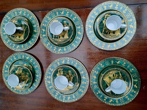 Egyptian limoges coffee - limoges, set: