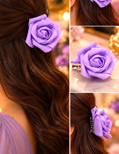 Purple rose floral flower - floral,