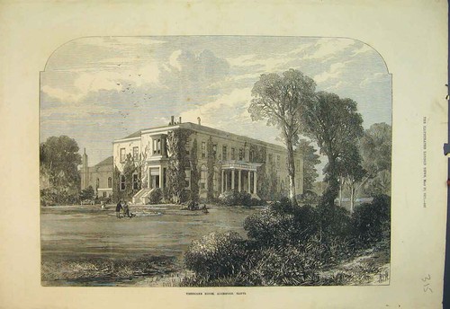 Original old antique print - antique,