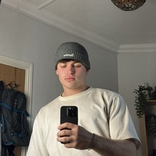 RARE Grey Supreme Knitted