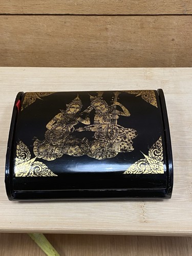 Vintage thai black lacquer - thai,