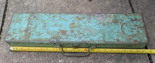 Vintage green metal industrial - vintage,