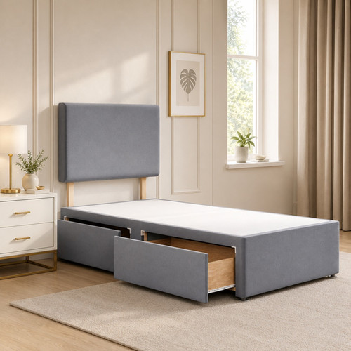 Single divan bed - single,