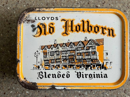 Old holborn tobacco tin - old,