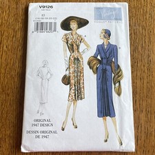UNCUT Vogue 9126 DRESS