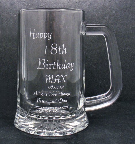 Personalised pint glass - 1,
