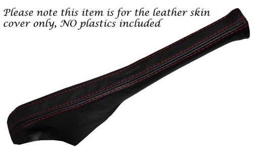 Red stitch leather skin - leather,