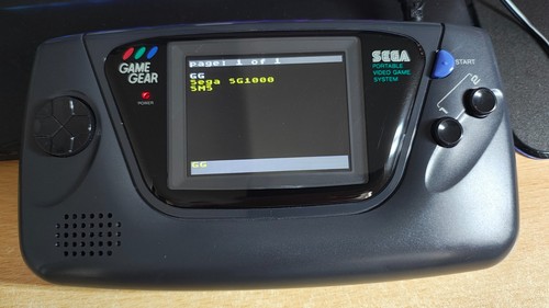 Sega game gear - game,