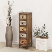 Narrow Retro Solid Wood