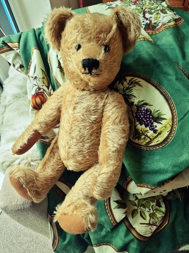Mohair bear growler 1950s - mohair,