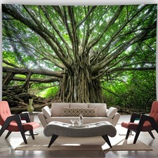 Large Ancient Tree Tapestry