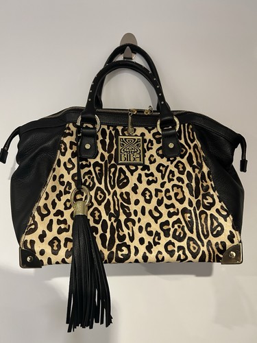 Biba leather leopard print - leather,