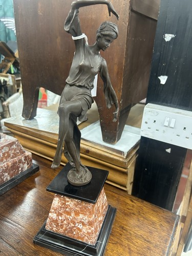 Art deco style dancing lady - art,