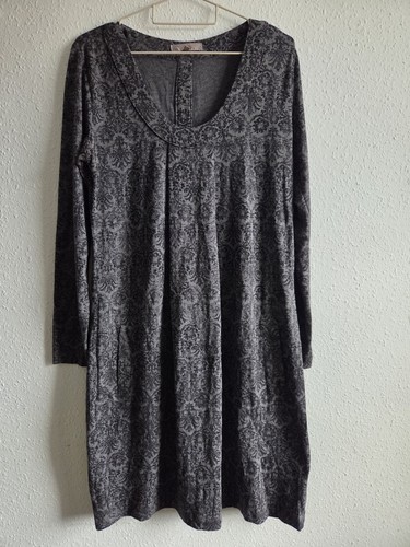 Karen cole gray damask - damask, long