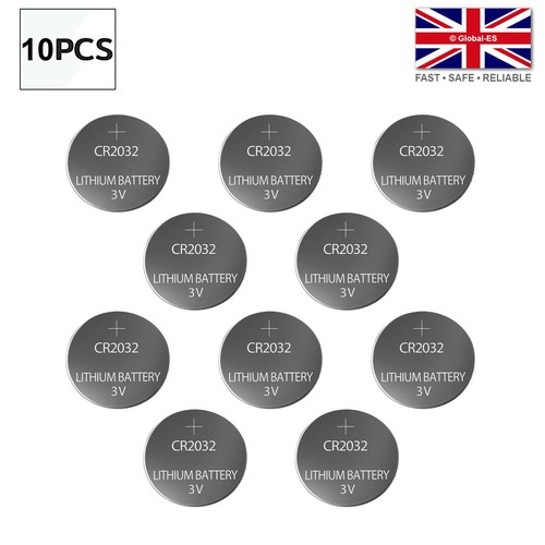 10pcs cr2032 210mah coin - cr2032, 3v