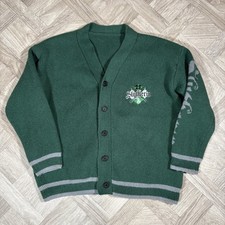 Harry Potter Slytherin House Embroidered Cardigan - Size Large Halloween Costume