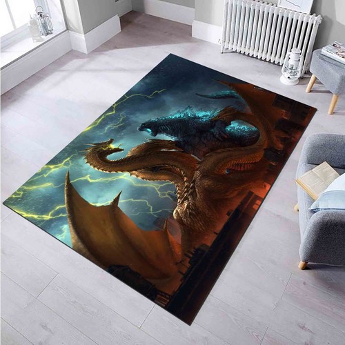 Godzilla decor cool rug - godzilla, ,cool