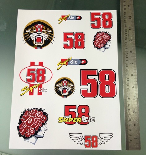 Marco simoncelli stickers - marco,