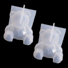 2pc teddy bear - teddy, silicone